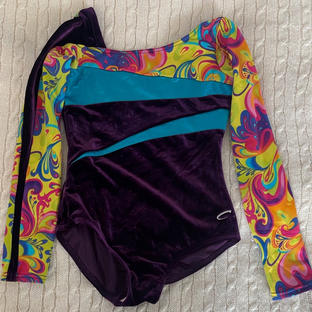 Capezio Multicolor Long Sleeve Leotard